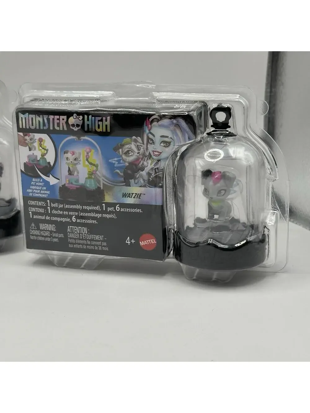 (x3)- Monster High Pet Keychain Count Fabulous Crescent Watzie Lot Set